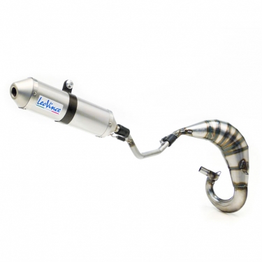 Leovince X-Fight RVS Compleet Uitlaatsysteem met E-keur Aprilia RX 50 2005-2015